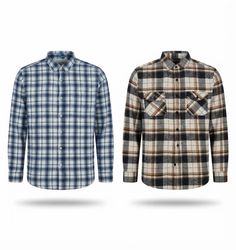 (FV-2458) Flannel Button Up Shirts