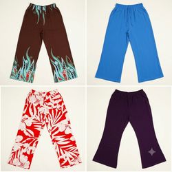 Lot of Women's Vintage & Casual Wide-Leg Pants / T..