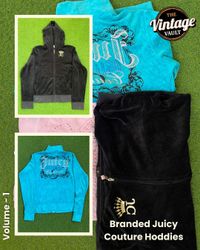 Branded Juicy Couture Hoodies Volume : 1 , 6 Piece..