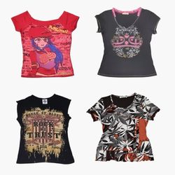 Y2K Baddie Baby Tees