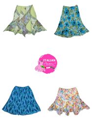 Poly  Y2K flower print skirt