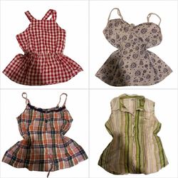 Top Cropped Y2K Picnic Ditsy Cami-ST-506