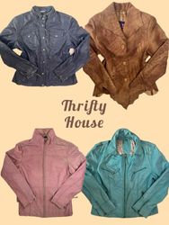 Y2K Leather and Suede Jackets Selection(TH/877)