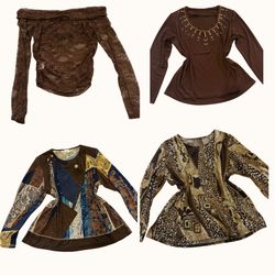Y2K Baroque Tops - ST-121