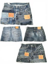 Upcycle Levi’s Belted Skirts