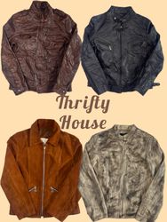 Vintage 2000s Moto Y2K Biker Jacket Collection(TH/..