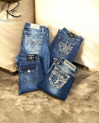 RT 1653 Mix Brand BootCut Jeans