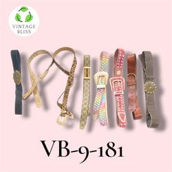 Y2K Belts Wholesale Bundle – Assorted Styles (VB-9..