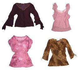 Y2K Coquette Grunge Mesh Tops