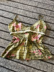 Upcycled Y2k Cami Top