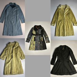 🧥 Women Suede Fur Afghan Long Coats (CTV-198)