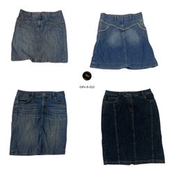 Women’s Classic Denim Long Skirt – Authentic Vinta..