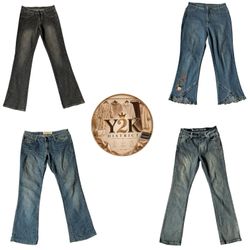jeans flare y2k et slim