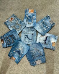 Y2k Embroidered Men’s Straight/Bootcut Jeans