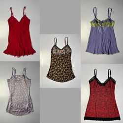 Y2k Camisole Kleid & Blumenkollektion (CTV: 123)