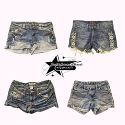 Mudd Rewash Denim Shorts B2F-266