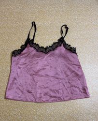 TH365     Y2K Satin Lace Camisole | Adjustable Str..