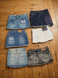 Bundle Lot Y2K Denim Mini Skirts(VM-159)