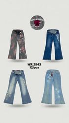 Y2K beaded bootcut jean’s WR-2543