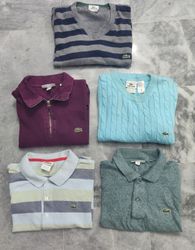 Lacoste Mens Knitwear and Tops Selection