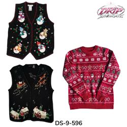 Merry And Bright Christmas Sweater Style (DS-9-596..