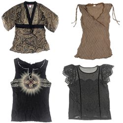 Vintage 2000s Aesthetic Tops (TR-1011)