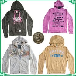 Y2K Vintage Aesthetic Hoodies Bundle Desigual Insi..