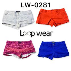 Shorts micro-mini en coton Y2K