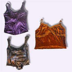 Velvet camisole top