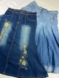 Unbranded long denim skirts