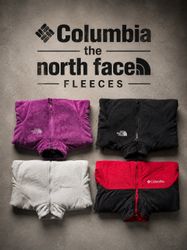 The north face Columbia fleece Jacket