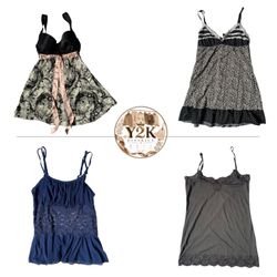 y2k babydoll tops