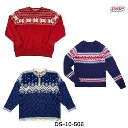 Pulls nordiques à motifs et Fair Isle (DS-10-506)