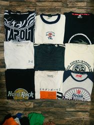 Mix branded premium quality tees