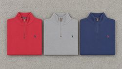 ZV00019 Polo Ralph Lauren 1/4 Quarter Zip Sweaters..