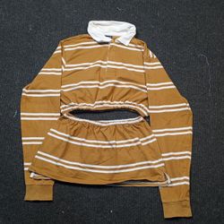 Upcycled Rugby Full Sleeves Top & Skirts