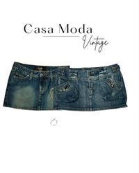 120826-3 Denim mini skirts 15 pcs