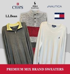Mix Brand Sweaters including 1/4 zip