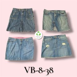 Y2K Vintage Denim Midi Skirt Wholesale Bundle Asso..