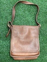 Vintage leather coach