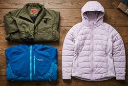 Fjall Raven, Lululemon and Rab jackets