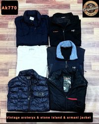 Vintage armani & arcteryx & stone island jacket ak..