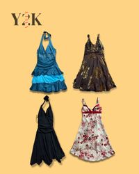 Y2K Vintage Ruffle Dress Bundle (Yv-831)