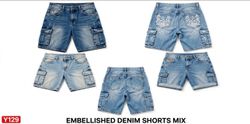 Mossimo Supply Co. Hydraulic Denim Shorts