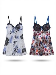(FV-2315) Y2K Printed Baby Doll