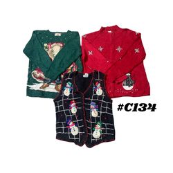 Wholesale Vintage Christmas Sweaters Bundle | 10pc..