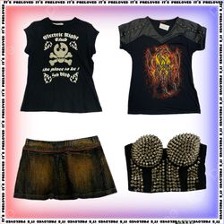 Basement Punk - tops, dresses, skirts  (SS-2777)