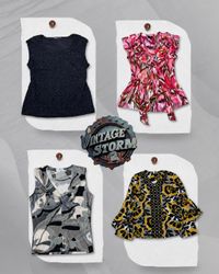 Y2K Grunge Poly Blouse