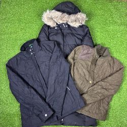 Ralph lauren green tag mix puffer jackat (zrs 246)