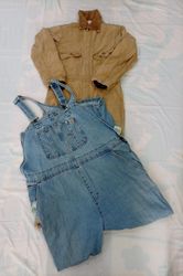 CR12019 Vintage Carhartt Overalls